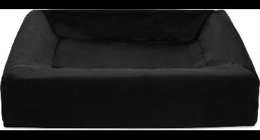 Bia Bed - Royal Fluweel Hoes Hondenmand Zwart