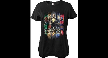 DC Comics Black Adam Dames Tshirt -L- Characters Zwart