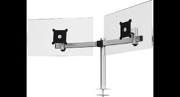 Monitorarm Durable met bladdoorvoer voor 2 schermen