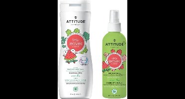 Attitude - Little Leaves Watermelon Cocos Hair Set