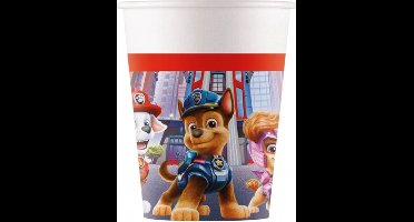 Nickelodeon - Paw Patrol - Partybekers - Bekers - Feestbekers - Beker - Kinderfeest - Karton - 8 Stuks