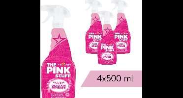 The Pink Stuff - Vlekverwijderaar Spray - 4 x 500 ml - Voordeelverpakking
