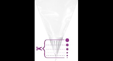 Patisse Spuitzakken Wegwerpbaar 40 Cm Transparant 11-delig