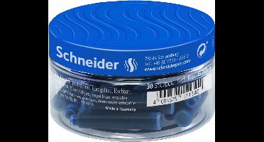 Schneider inktpatronen - 30 stuks - koningsblauw - S-6703