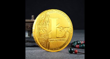 Litecoin Munt - LTC - Crypto - Goud - Decentralised Crpto Currency - Cryptovaluta