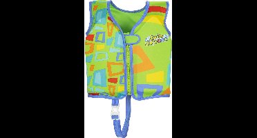 Bestway kinderzwemvest Swim Safe ABC Aquastar - 3-6 jaar - Roze of groen