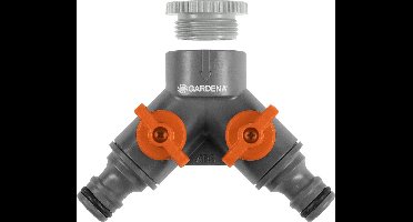 GARDENA 2-weg ventiel 26,5 mm (G 3/4"), 21 mm (G 1/2")