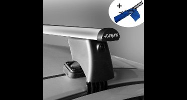 Dakdragers geschikt voor Volvo V40 5 deurs hatchback vanaf 2012 - Aluminium - inclusief dakdrager opbergtas