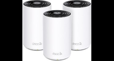 TP-Link Deco XE75 - Mesh WiFi - WiFi Versterker - Wifi 6E - 5400 Mbps - 3-Pack