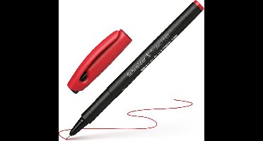 Schneider fineliner - Topliner 967 - lijnbreedte 0,4 mm - rood - S-9672