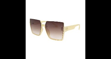 Sun Fun Oversized Retro Zonnebril - Premium Zonnebril - Dames - Trendy & Cool - Festival Zonnebril - UV400