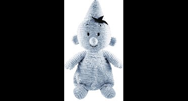 Bumba Corduroy Knuffel - Bumba zachte blauwe Corduroy pluche knuffel - 35 cm