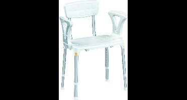 Rechthoekige douchestoel - compleet