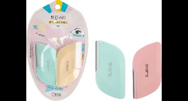 Lipa F316 wenkbrauw scheermesje - Scheermes gezicht - Scheermes intieme streek - Gezichtsontharing dames - Wenkbrauw trimmer - Ontharingsapparaat - Precisietrimmer - Ergonomisch - Pijnloos epileren en scheren - Twee stuks in het pakket