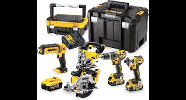 DeWALT DCK551P3T Accu combiset 5-delig 18V XR 5.0Ah in TSTAK