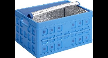 Sunware Square Vouwkrat 32L - Met koeltas - Blauw
