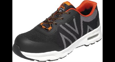 EMMA Lage Werkschoen Boston D S1P - Zwart/Grijs - 44