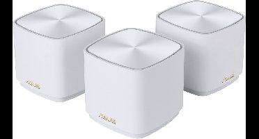 ASUS ZenWiFi XD5 - Mesh WiFi - WiFi Versterker - WiFi 6 - Dual-Band - Wit - 3-Pack