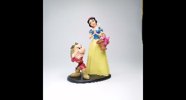 Disney, Statue, Figurine Snow White & Grumpy. Beeldje Sneeuwitje met Grumpy 24 cm.