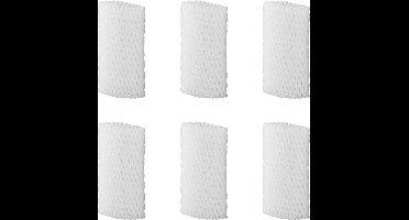 ProPlus Set glasbeschermers - 6 stuks - 150 x Ø 80 mm - wit - optimale bescherming