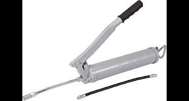 Silverline Heavy-Duty vetspuit - hefboom - 500 cm³ - flexibele en stevige spuitbuizen