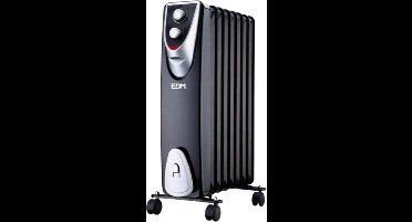 EDM elektrische radiator zwart | 1500 W