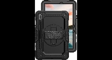 Casecentive Handstrap Pro Hardcase met handvat Galaxy Tab S8 2022 zwart