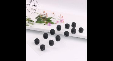 New Age Devi - Hoofddoek Magneet - Hijab accessoires - Zwart(2 paar)