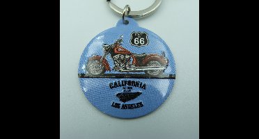 Sleutelhanger - Route 66 California Legend Bike On The Legend Road