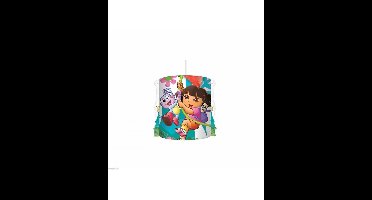 Nickelodeon - Dora Explorer - Lamp - Hanglamp - Plafondlamp - Kinderkamer - Incl pendel en afdekkapje - 28Cm hoog