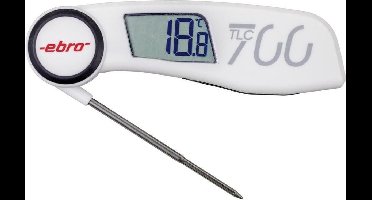 ebro TLC 700 Insteekthermometer (HACCP) Meetbereik temperatuur -30 tot +220 °C Sensortype NTC Conform HACCP