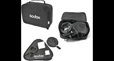 Godox S-Type Bowens Mount Flash Bracket with Softbox Kit (19.7 x 19.7")