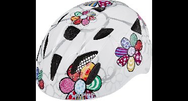 Alpina Ximo Flash Fietshelm Kinderen, wit/bont Hoofdomtrek 45-49cm