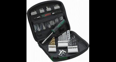 BOSCH X-LINE 75-DELIGE BOOR EN BITSET HOUT METAAL EN STEEN.