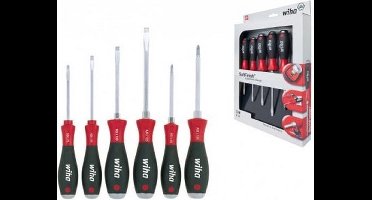 Wiha Schroevendraaierset SoftFinish SL / PZ met stalen kap - 6-delig - 21251