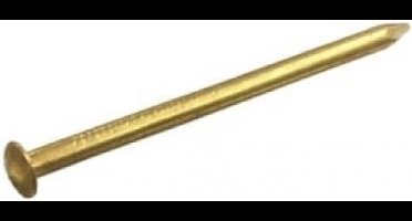 Deltafix draadnagel bolkop messing 1.2 x 15 mm 45 gr.