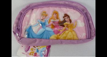 Princess etui 3D opdruk kleur oud roze ca. 22 x 12 x 3 cm