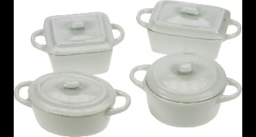 Cosy&Trendy Apero Potjes Met Deksel - Set-4