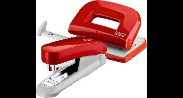 nietmachine/perforator set Novus Evolution E15/E210 rood