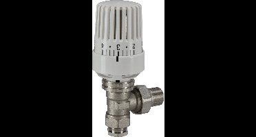 Sanifun Thermostatische Radiatorkraan Haaks 1/2 x 15 mm – Messing