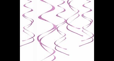 PartyDeco - Swirl deco Pink