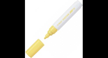 Pilot Pintor Gele Verfstift - Medium marker met 1,4mm schrijfbreedte - Inkt op waterbasis - Dekt op elk oppervlak, zelfs de donkerste - Teken, kleur, versier, markeer, schrijf, kalligrafeer…