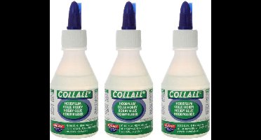 3x Hobbylijm Collall - Totaal 300ml - Geschikt voor div. hobbies