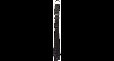 nylon halsband verstelbaar 25mmX55-70cm zwart