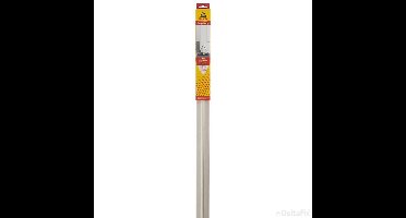 Tocht Dorpelstrip met flap. schroefbaar. wit. kunststof. 110cm. lang. x 41 mm. breed x 20 mm. hoog