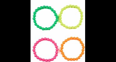 Vegaoo - Set van 4 armbanden voor volwassenen