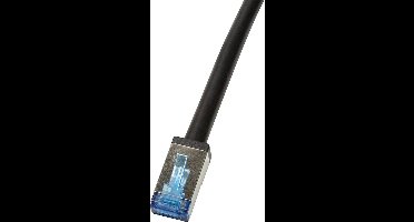 CAT6a sFTP kabel 50 meter Zwart