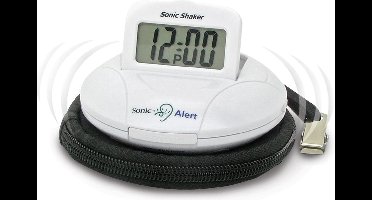 Sonic Shaker - Sonic Alert draagbare luide trillende wekker