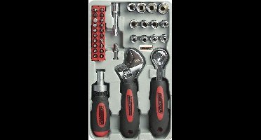 Brüder Mannesmann M29038 Gereedschapsset Doe-het-zelver Incl. koffer 37-delig