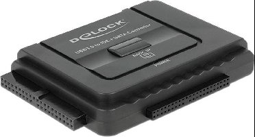 DeLOCK 61486 kabeladapter/verloopstukje Zwart